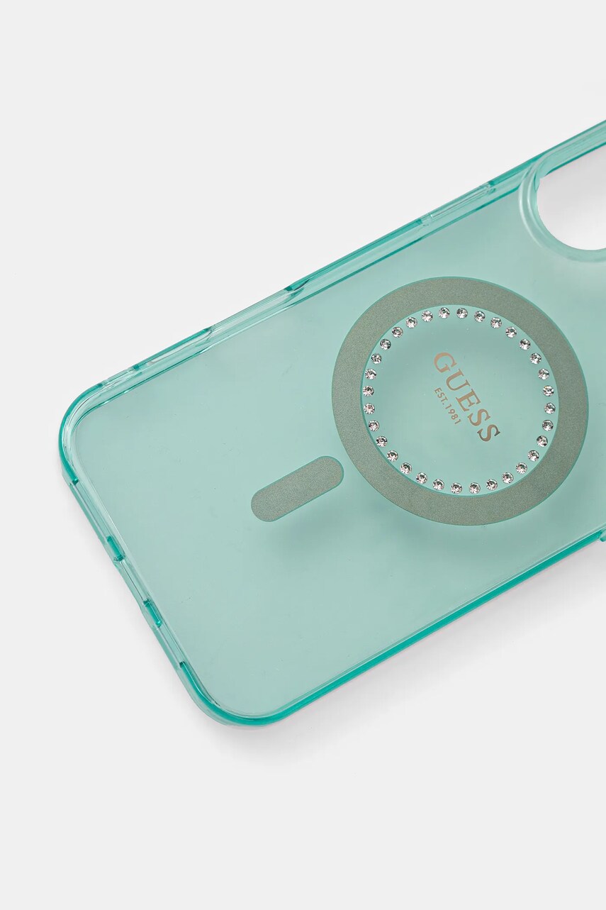 Чохол на телефон Guess iPhone 16 Plus 6.7 колір бірюзовий GUHMP16MPFTDTEN
