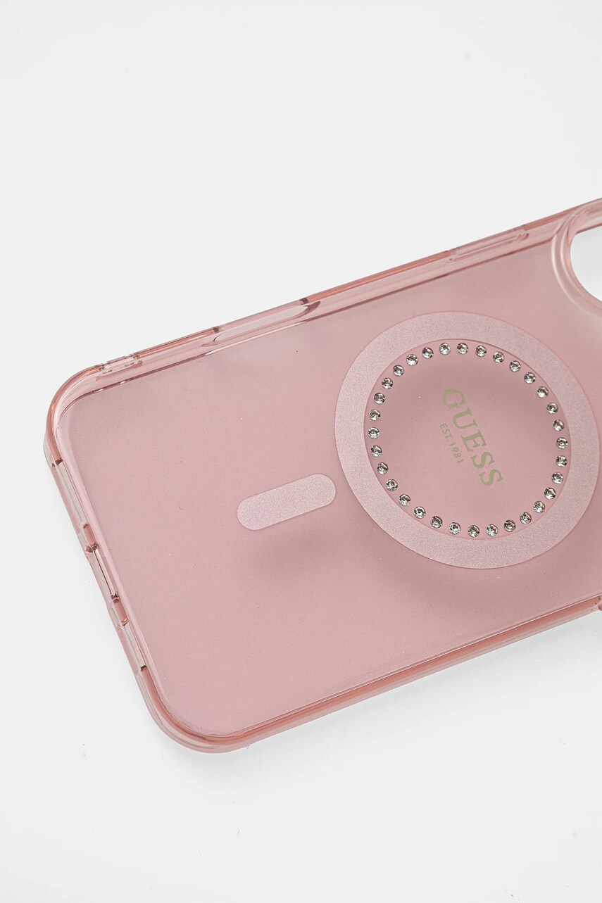 Чохол на телефон Guess iPhone 16 Plus 6.7 колір рожевий GUHMP16MPFTDTEP