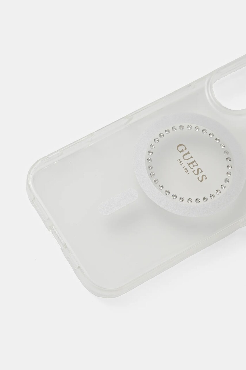 Чохол на телефон Guess iPhone 16 6.1 колір білий GUHMP16SPFTDTEH