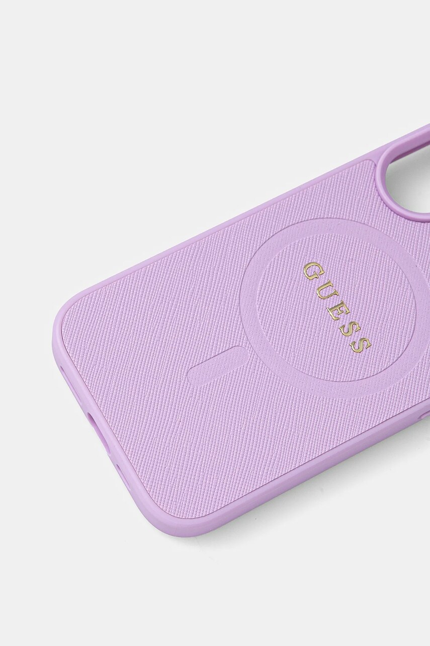 Чохол на телефон Guess iPhone 16 6.1 колір фіолетовий GUHMP16SPSAHMCU