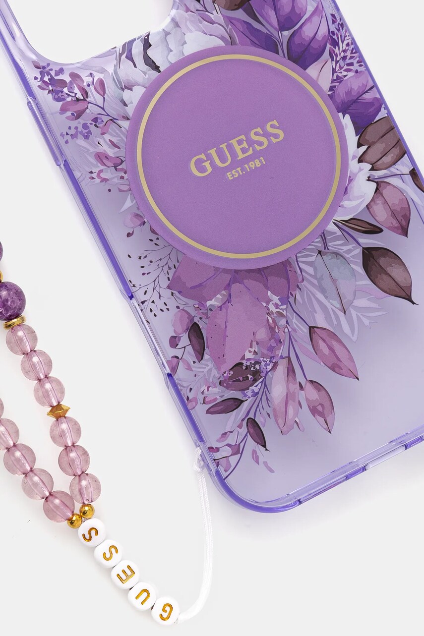Чохол на телефон Guess iPhone 16 Pro Max 6.9 колір фіолетовий GUHMP16XHFWBRCESU
