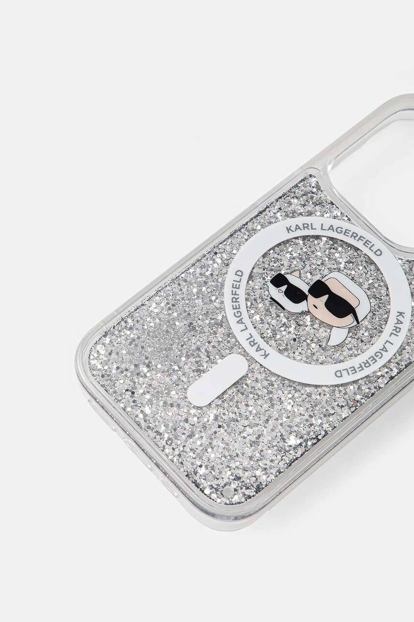 Чохол на телефон Karl Lagerfeld iPhone 15 Pro 6.1 колір прозорий KLHMP15LLGKCSGH
