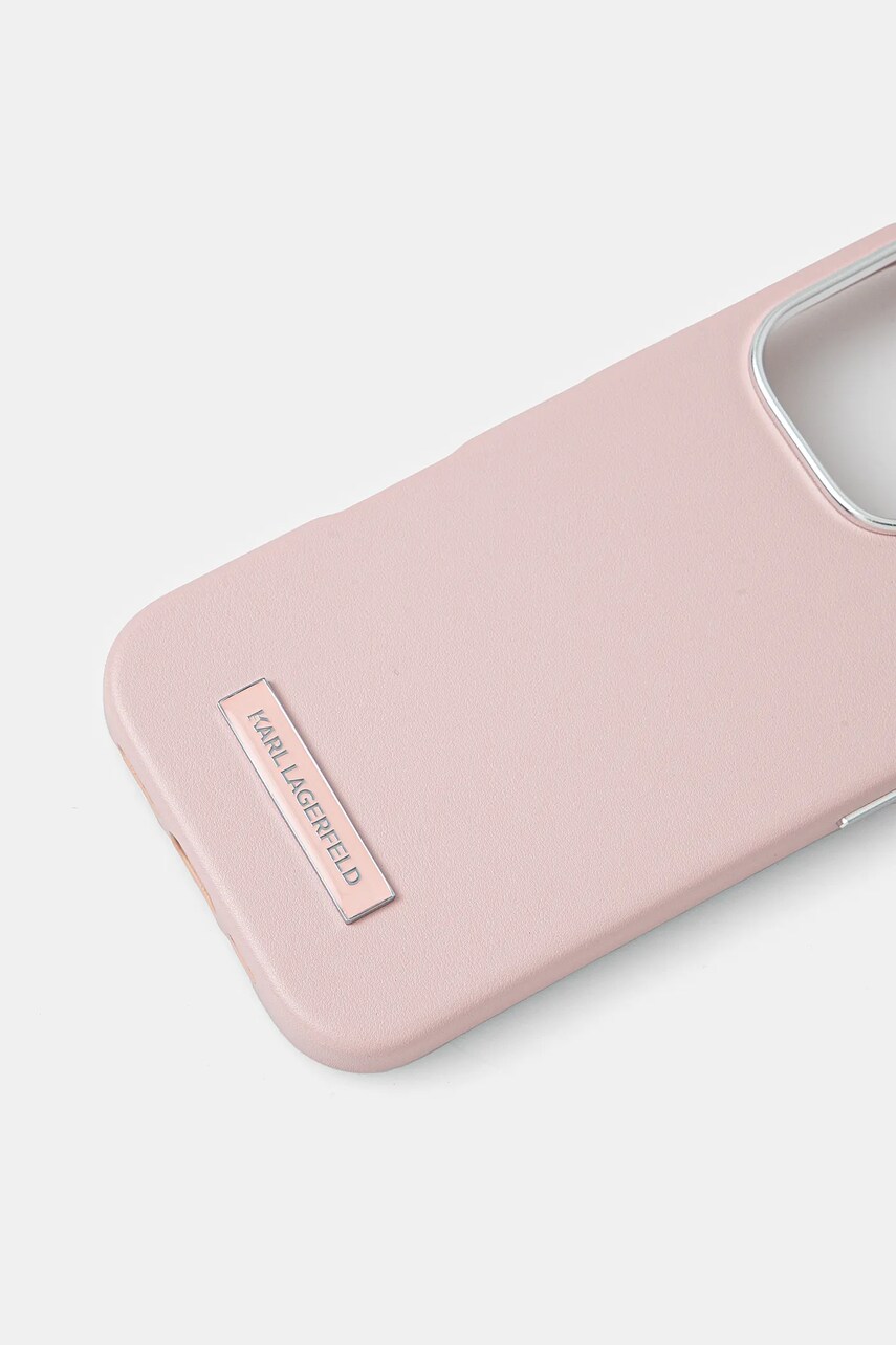 Чохол на телефон Karl Lagerfeld iPhone 16 Pro 6.3 колір рожевий KLHMP16LPGMSRPP