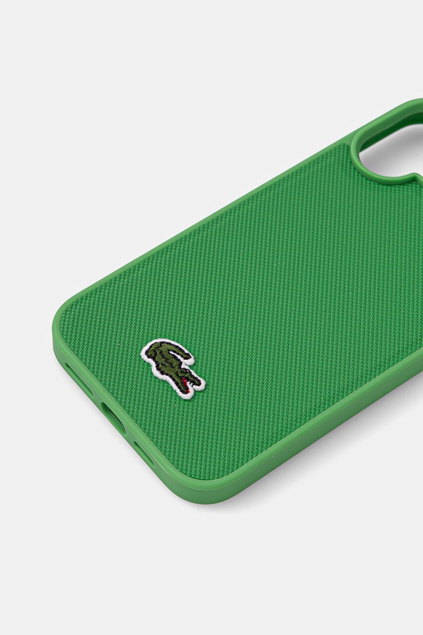 Чохол на телефон Lacoste iPhone 16 Plus 6.7 колір зелений LCHMP16MPVCN