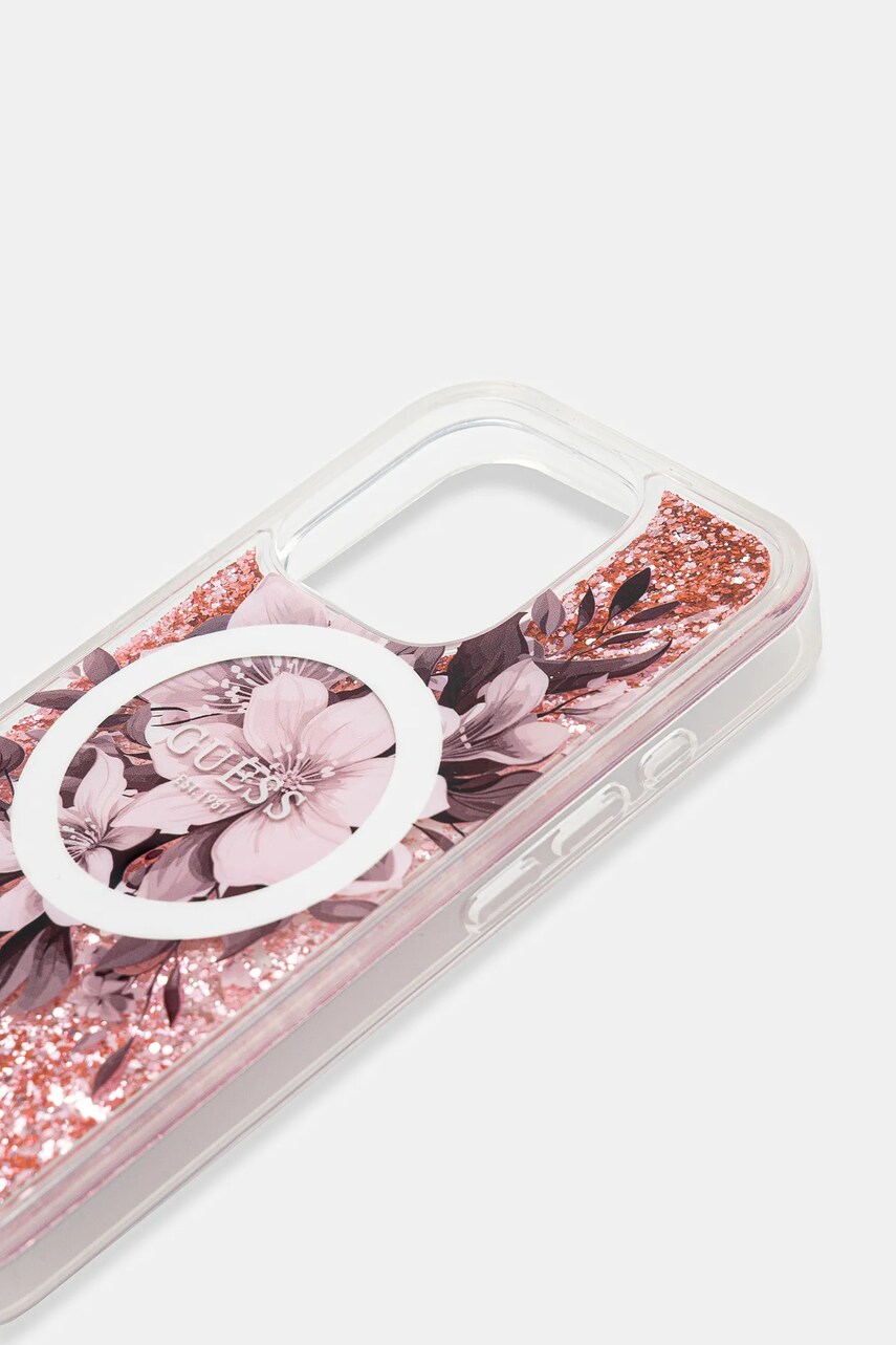 Чохол на телефон Guess iPhone 16 Pro 6.3 колір рожевий GUHMP16LLFMWTP