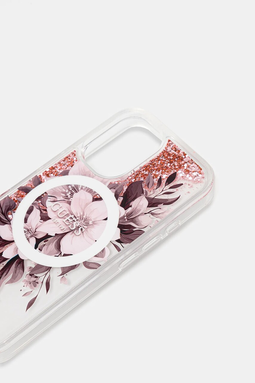Чохол на телефон Guess iPhone 16 6.1 колір рожевий GUHMP16SLFMWTP