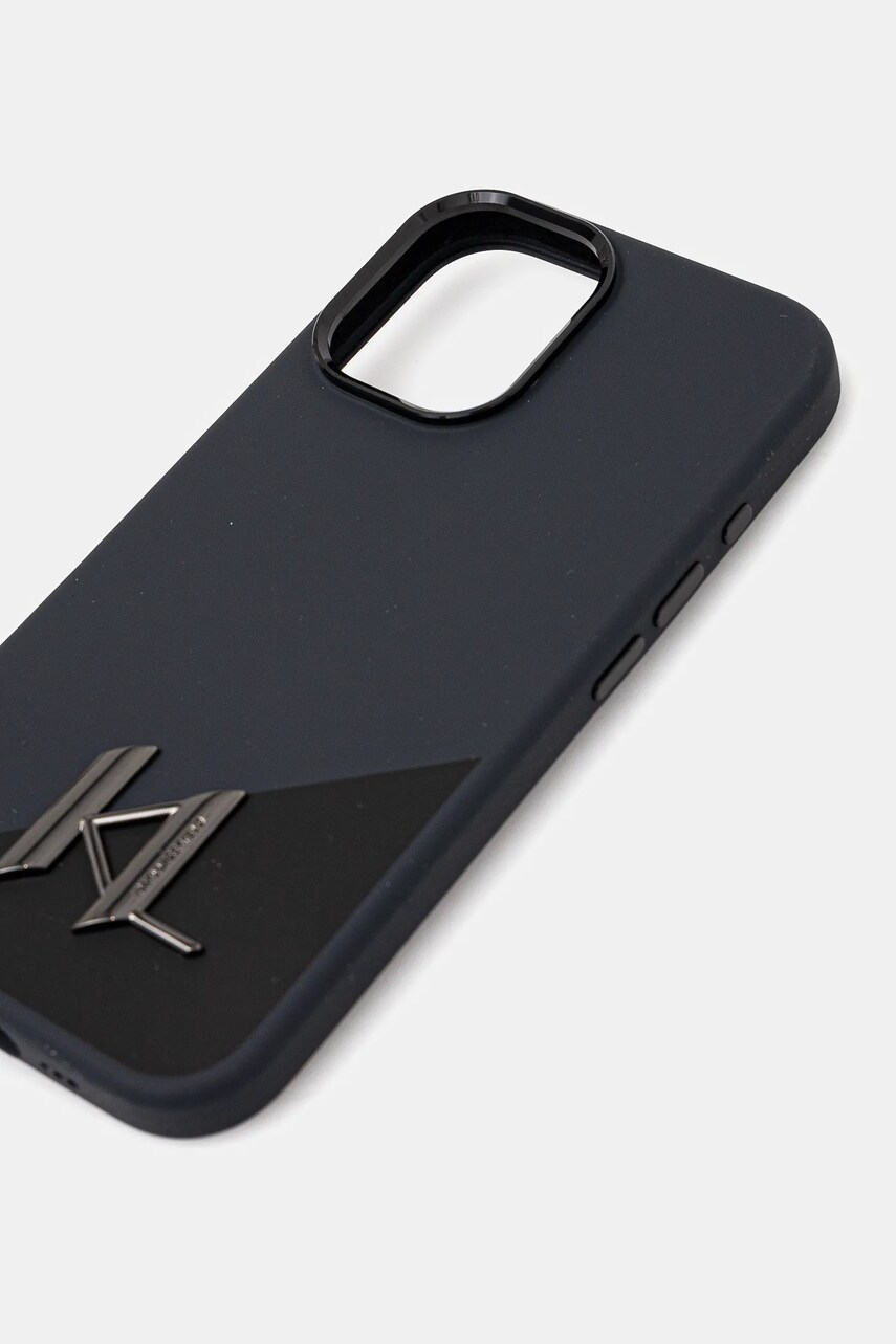 Чохол на телефон Karl Lagerfeld iPhone 16 6.1 колір чорний KLHMP16SSCMKMPCK