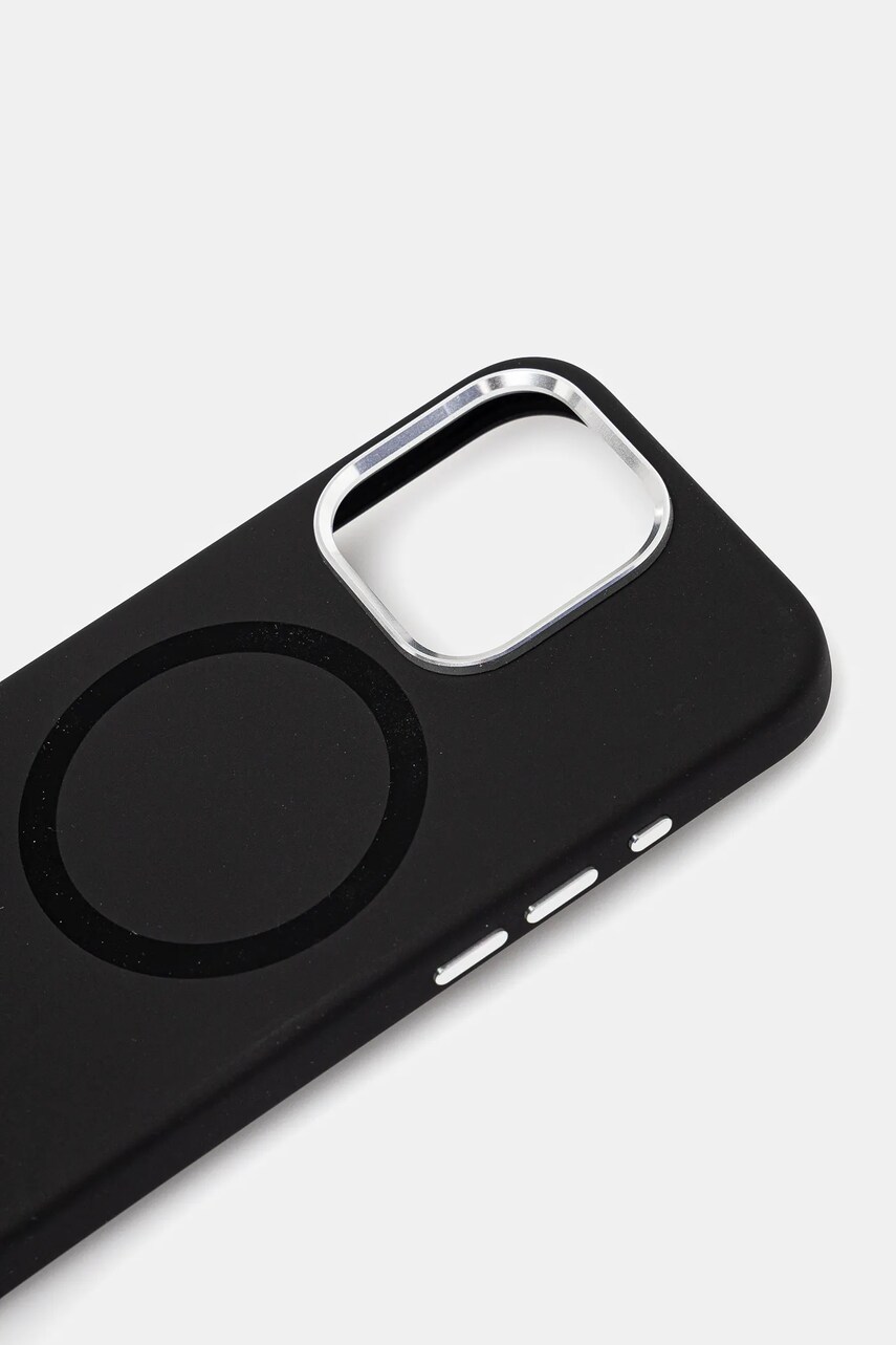 Чохол на телефон Lacoste iPhone 16 Pro 6.3 колір чорний LCHMP16LSMAK