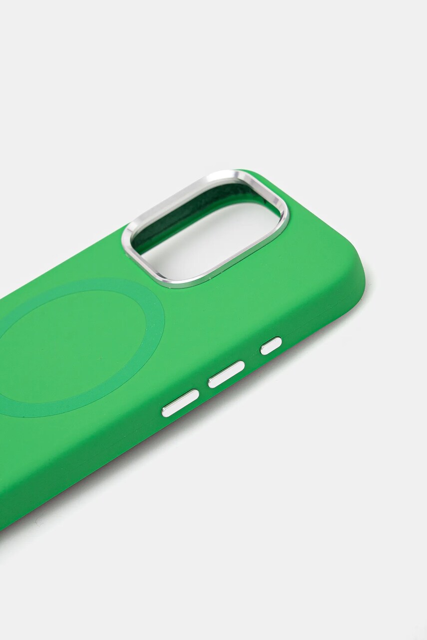 Чохол на телефон Lacoste iPhone 16 Pro 6.3 колір зелений LCHMP16LSMAN