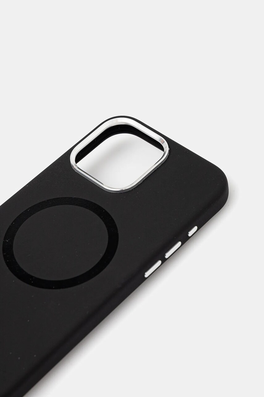 Чохол на телефон Lacoste iPhone 16 Pro Max 6.9 колір чорний LCHMP16XSMAK