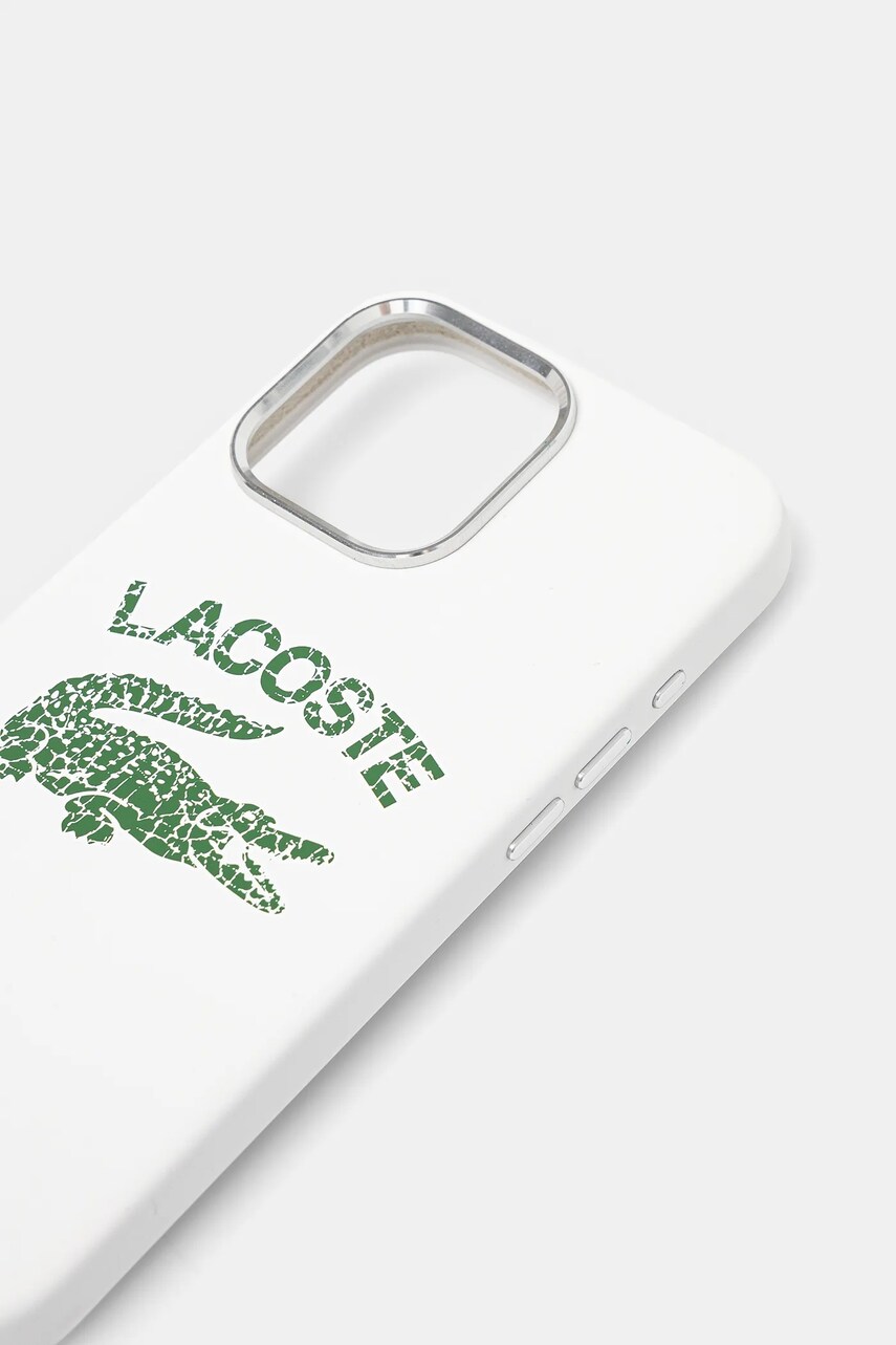 Чохол на телефон Lacoste iPhone 16 Pro Max 6.9 колір білий LCHMP16XUCRH