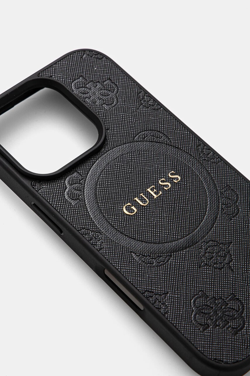 Чохол на телефон Guess iPhone 16 Pro 6.3 колір чорний GUHMP16LPSAPSMEK