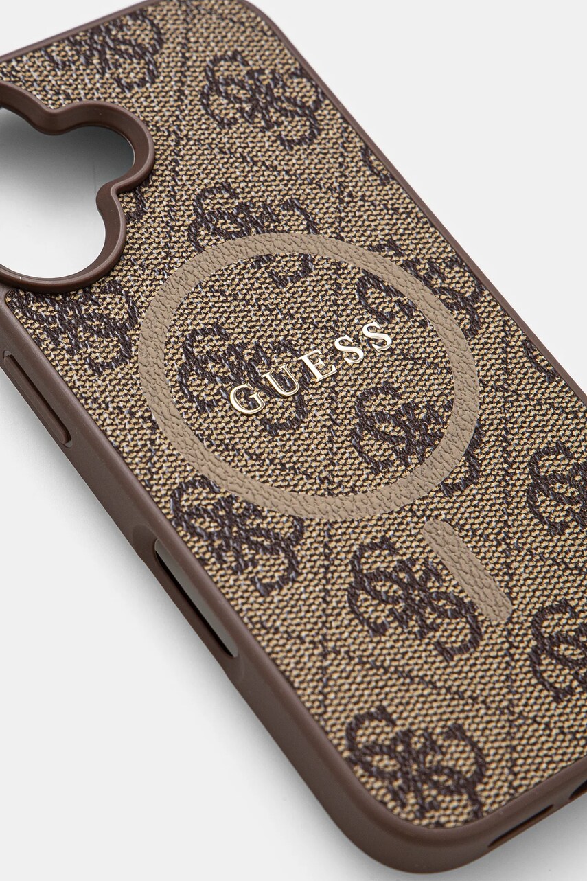 Чохол на телефон Guess iPhone 16 6.1 колір коричневий GUHMP16SG4GFRW