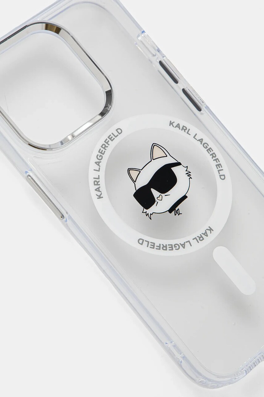 Чохол на телефон Karl Lagerfeld iPhone 14 Pro 6.1 колір прозорий KLHMP14LHLSCHH