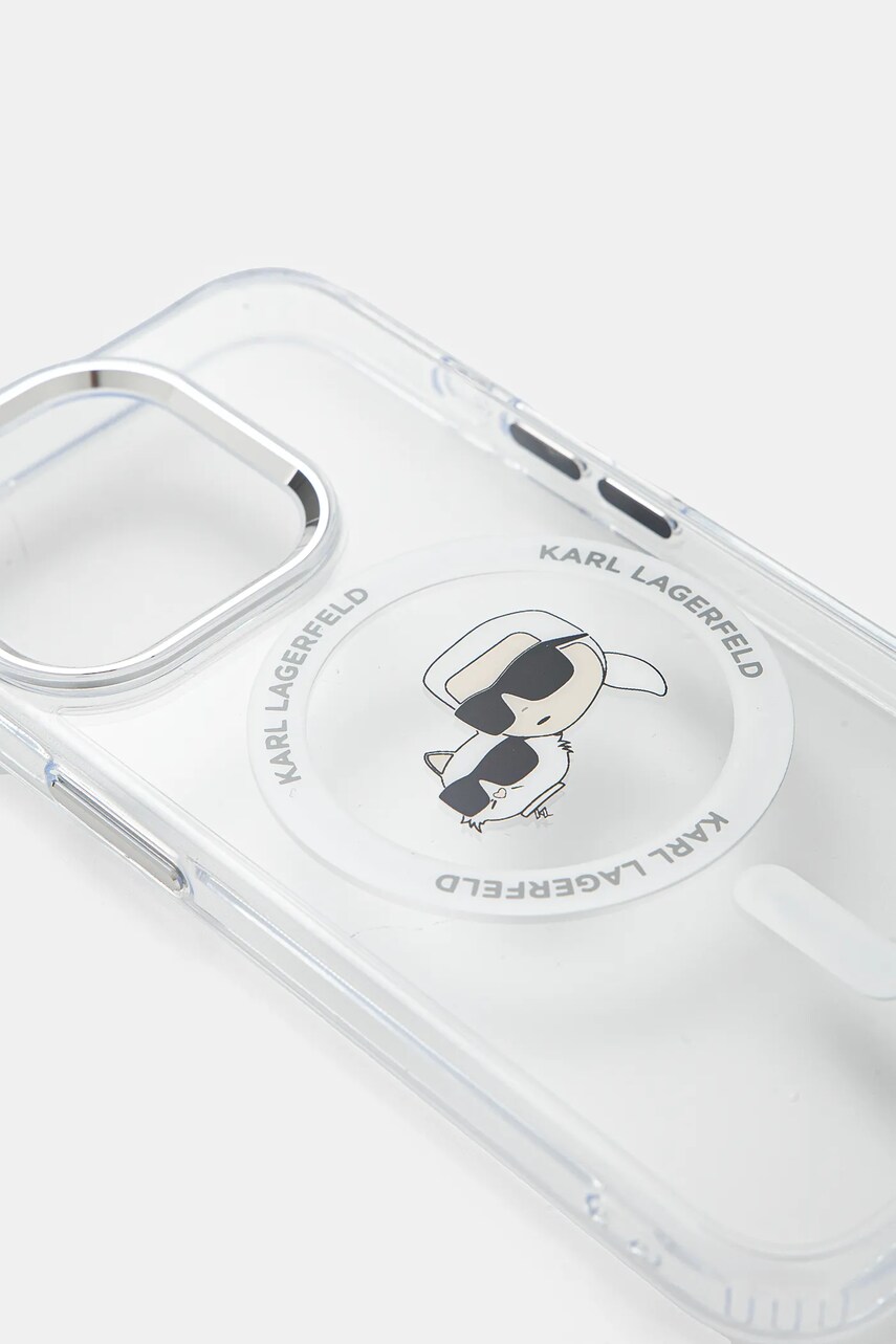 Чохол на телефон Karl Lagerfeld iPhone 15 Pro 6.1 колір прозорий KLHMP15LHLSKCH