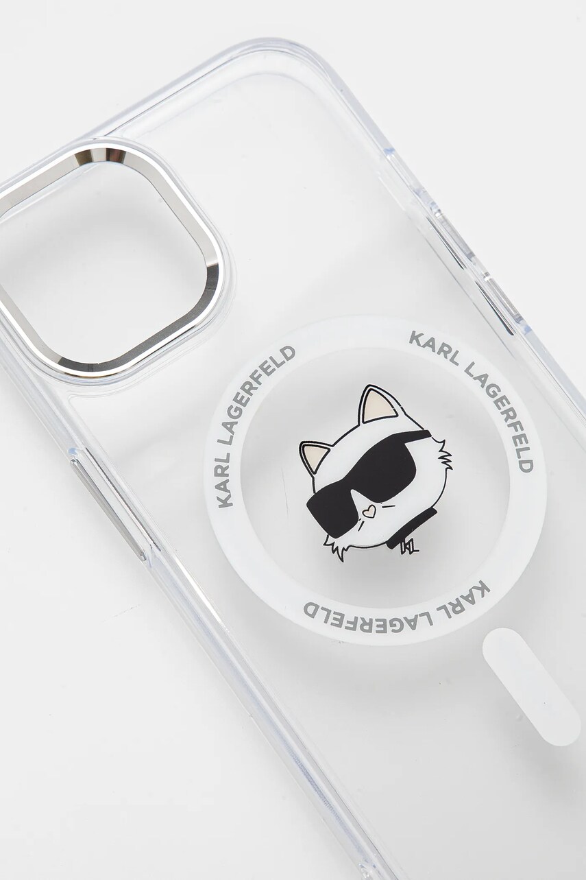 Чохол на телефон Karl Lagerfeld iPhone 15 6.1 колір прозорий KLHMP15SHLSCHH