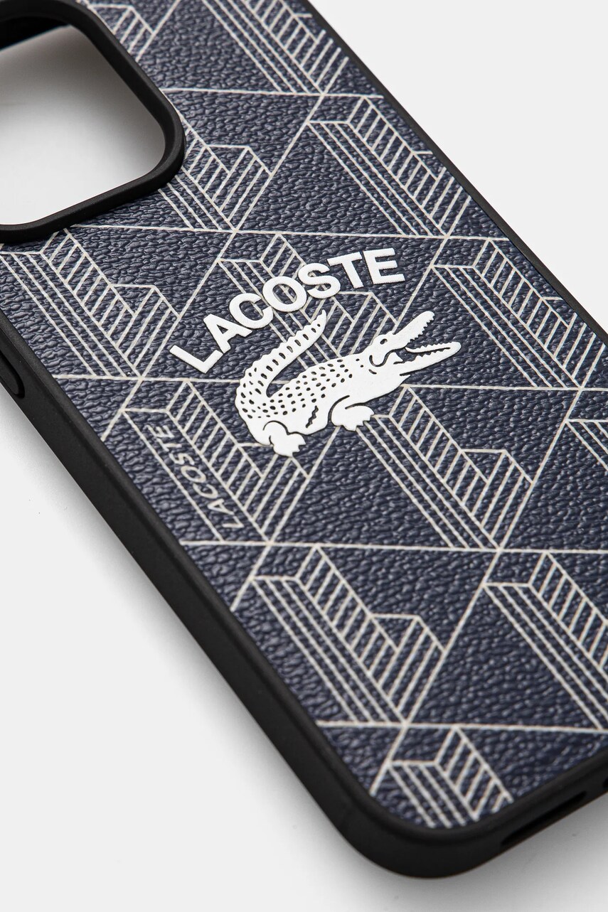 Чохол на телефон Lacoste iPhone 15 Pro Max 6.7 колір синій LCHMP15XPIGV