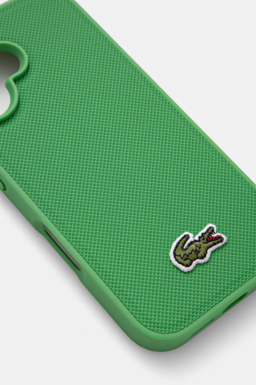 Чохол на телефон Lacoste iPhone 16 6.1 колір зелений LCHMP16SPVCN