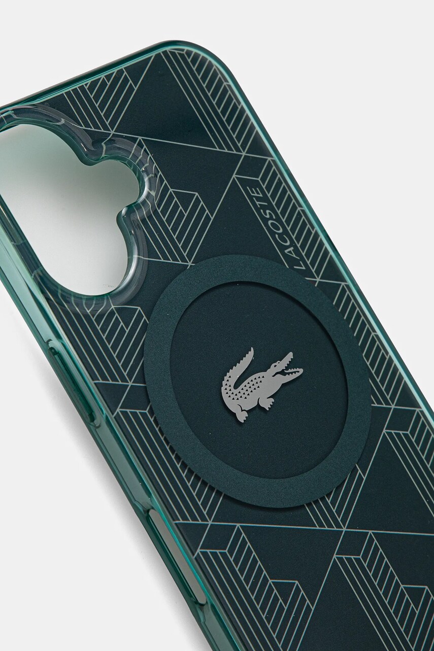 Чохол на телефон Lacoste iPhone 16 6.1 колір зелений LCHMP16SUBSE