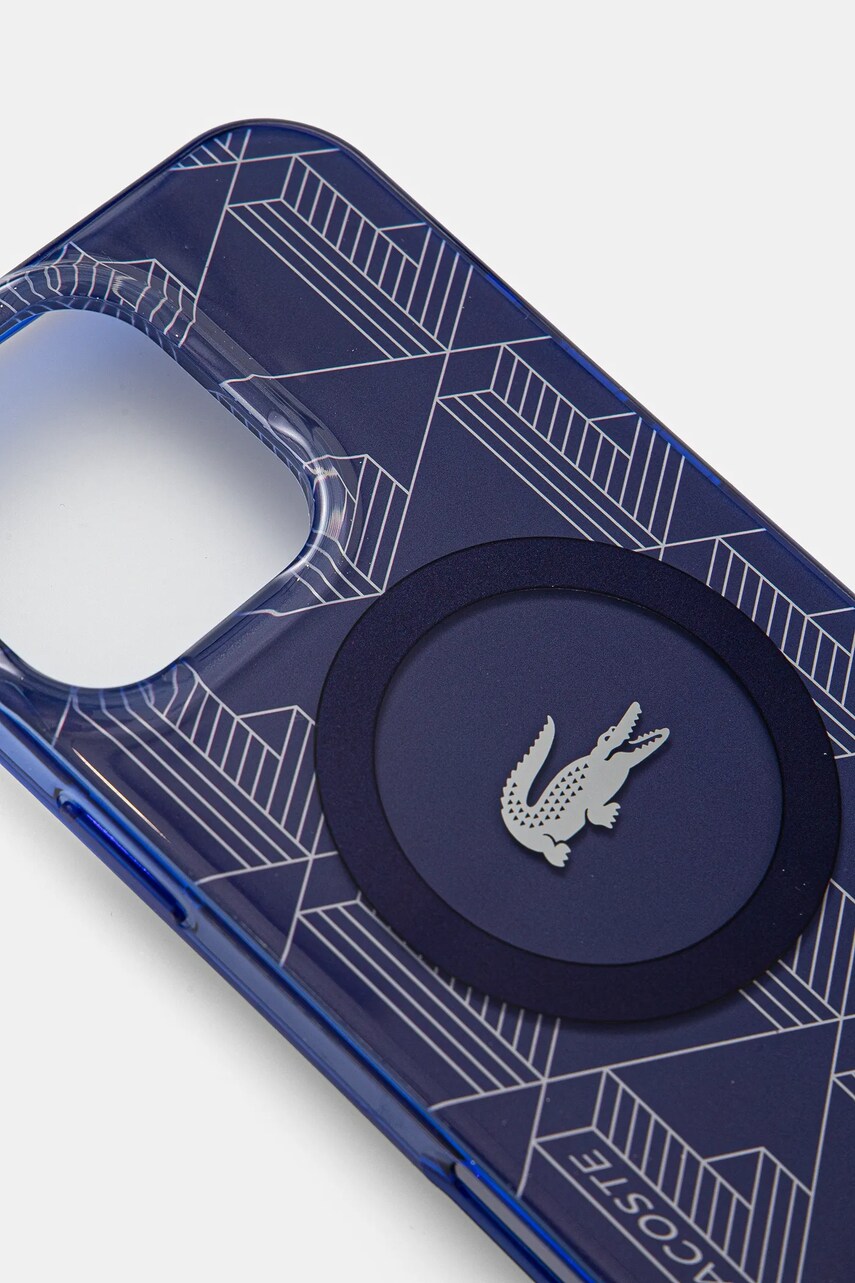 Чохол на телефон Lacoste iPhone 16 Pro Max 6.9 колір синій LCHMP16XUBSV