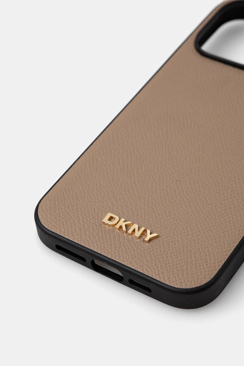 Чохол на телефон Dkny iPhone 15 Pro Max 6.7 колір бежевий DKHMP15XPGHLME