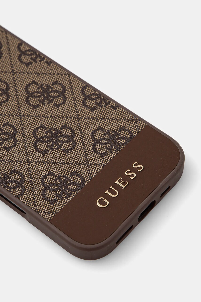 Чохол на телефон Guess iPhone 16 6.1 колір бежевий GUHCP16SG4GLBR