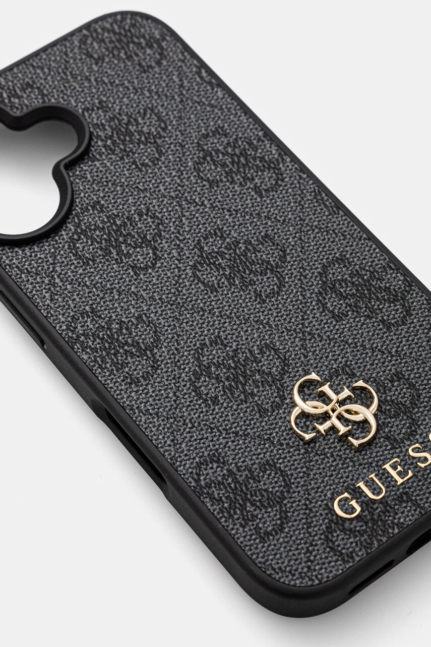 Чохол на телефон Guess iPhone 16 6.1 колір сірий GUHMP16SP4SM4MK