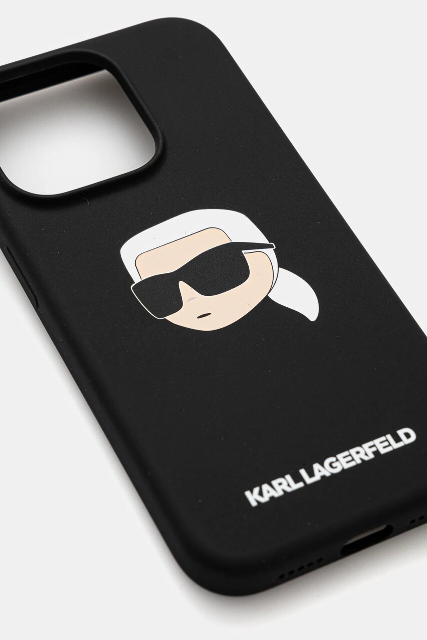 Чохол на телефон Karl Lagerfeld iPhone 15 Pro 6.1 колір чорний KLHMP15LSKHPPLK