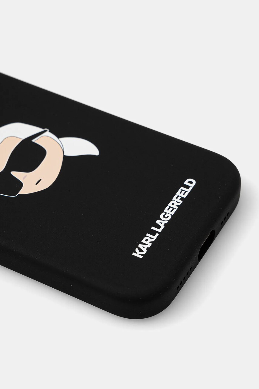Чохол на телефон Karl Lagerfeld iPhone 15 6.1 колір чорний KLHMP15SSKHPPLK