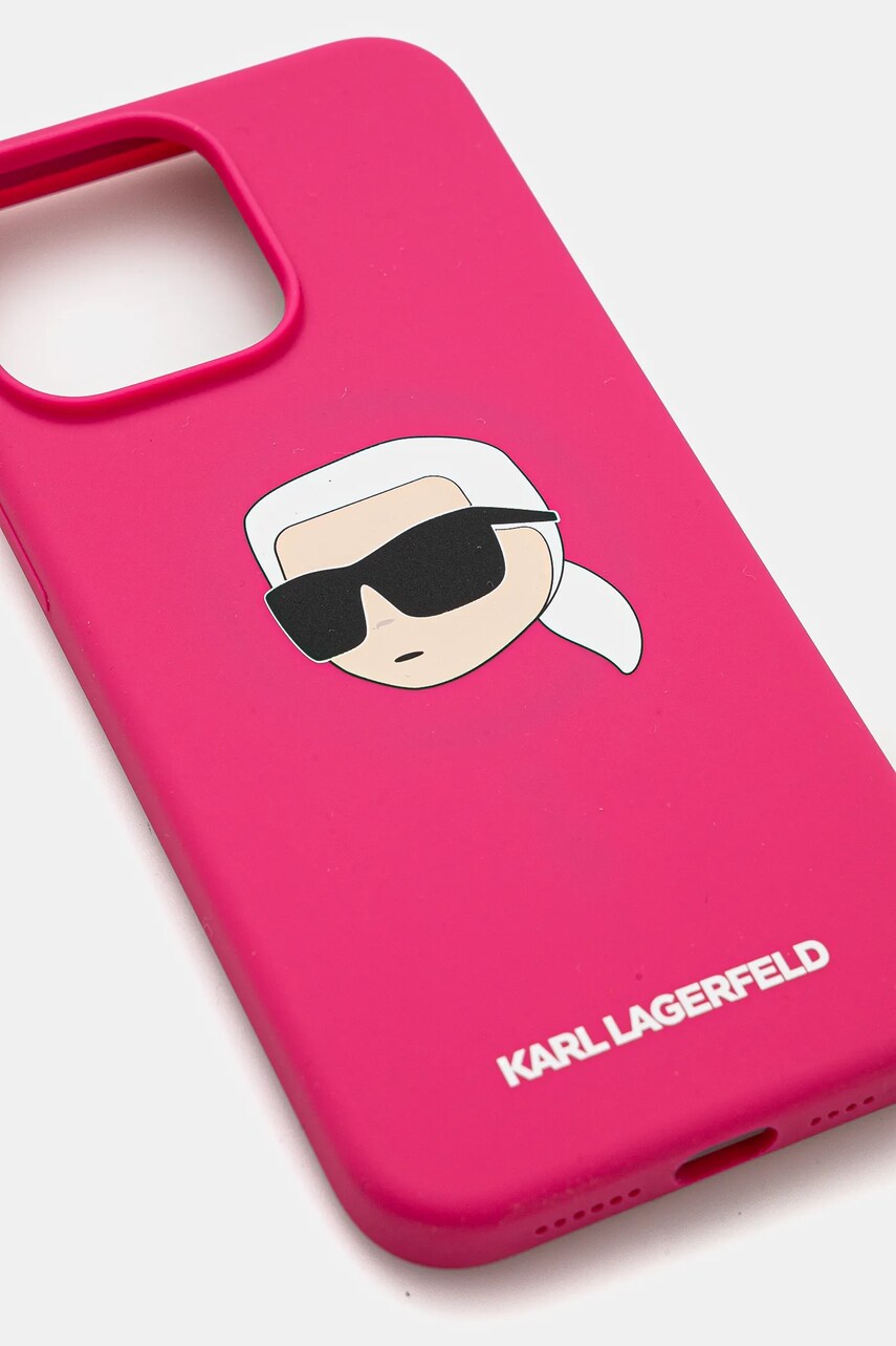 Чохол на телефон Karl Lagerfeld iPhone 15 Pro Max 6.7 колір рожевий KLHMP15XSKHPPLF