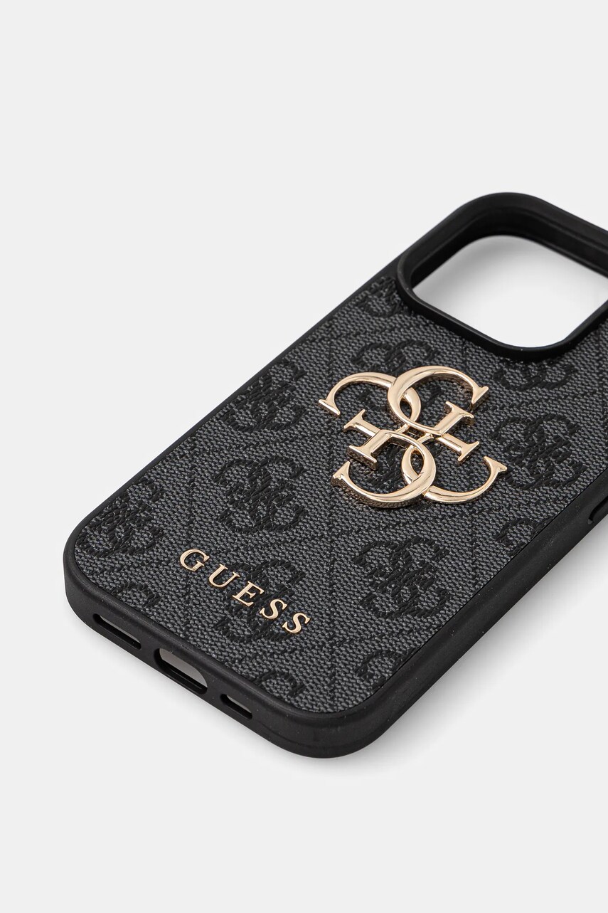 Чохол на телефон Guess iPhone 16 Pro 6.3 колір чорний GUHCP16L4GMGGR