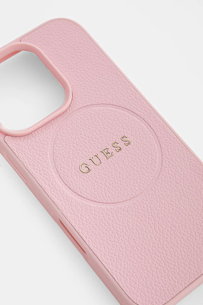 Чохол на телефон Guess iPhone 16 Pro 6.3 колір рожевий GUHMP16LPGHSMMP