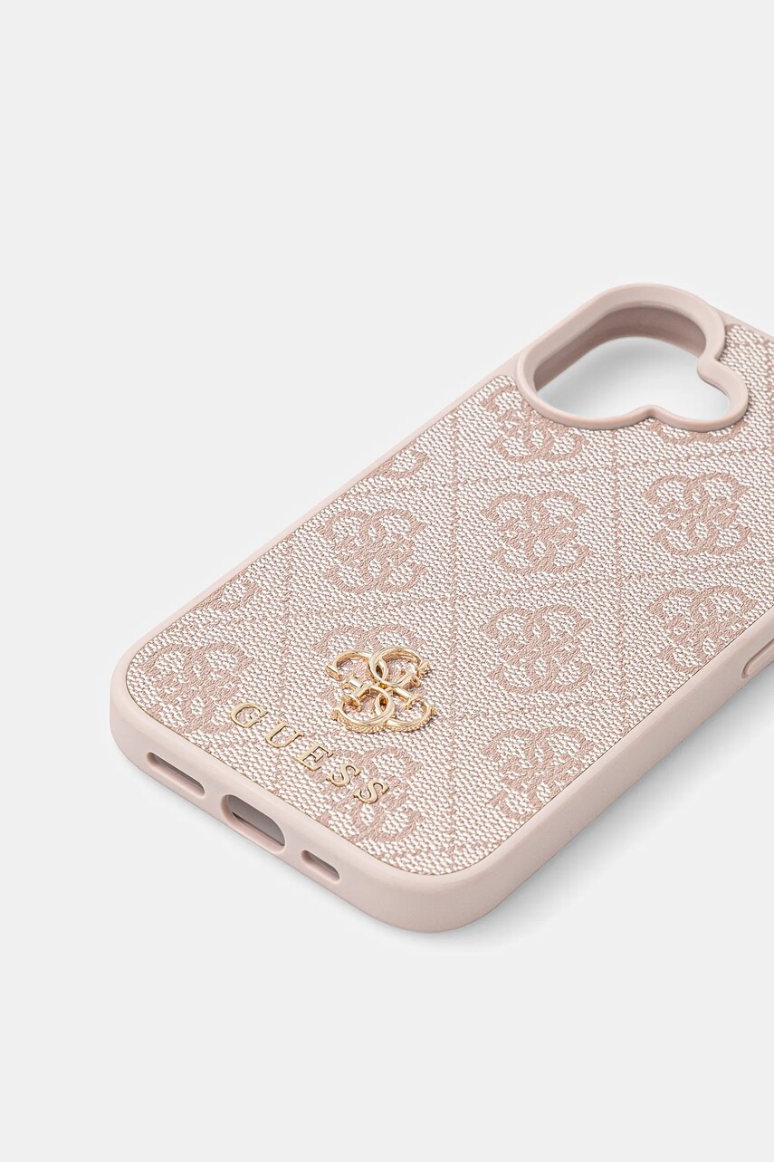Чохол на телефон Guess iPhone 16 колір рожевий GUHMP16SP4SM4MP