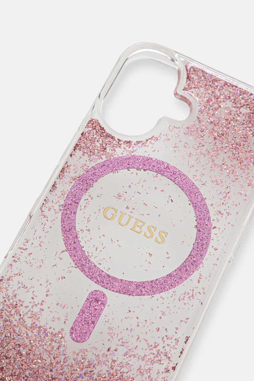 Чохол на телефон Guess iPhone 16 колір рожевий GUHMP16SRGRGEP