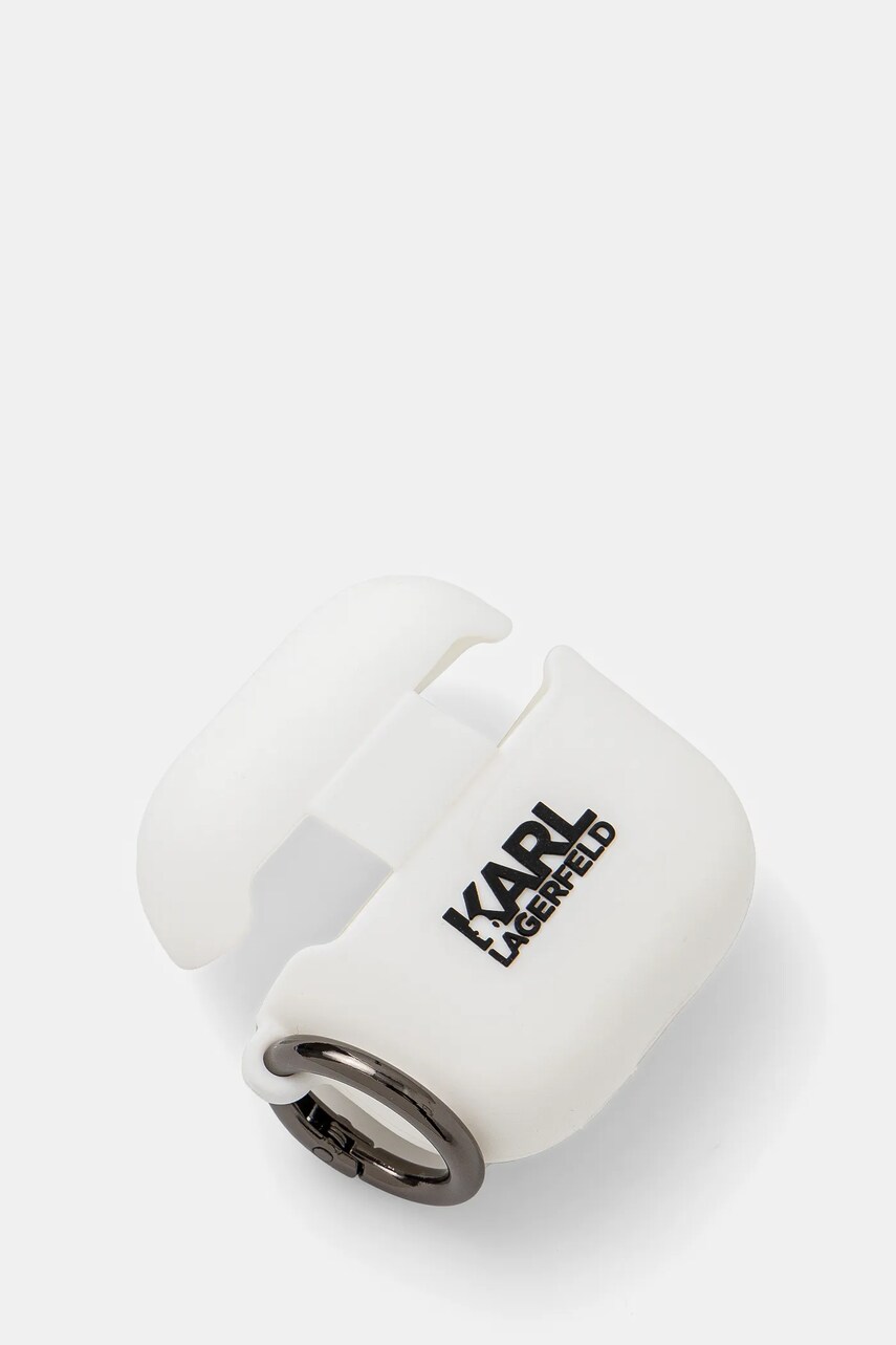 Чохол для airpod Karl Lagerfeld AirPods 4 колір білий KLA4RUNIKH