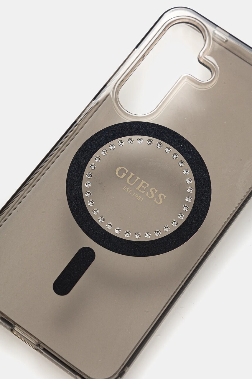 Чохол на телефон Guess Samsung Galaxy S25 колір чорний GUHMS25SPFTDTEK