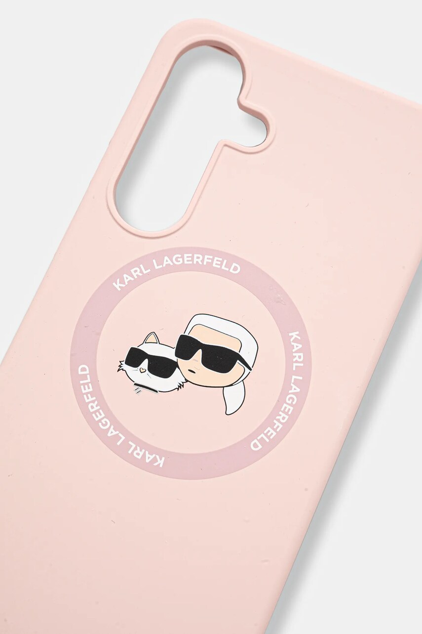 Чохол на телефон Karl Lagerfeld Samsung Galaxy S25+ колір рожевий KLHMS25MSKCHTCP