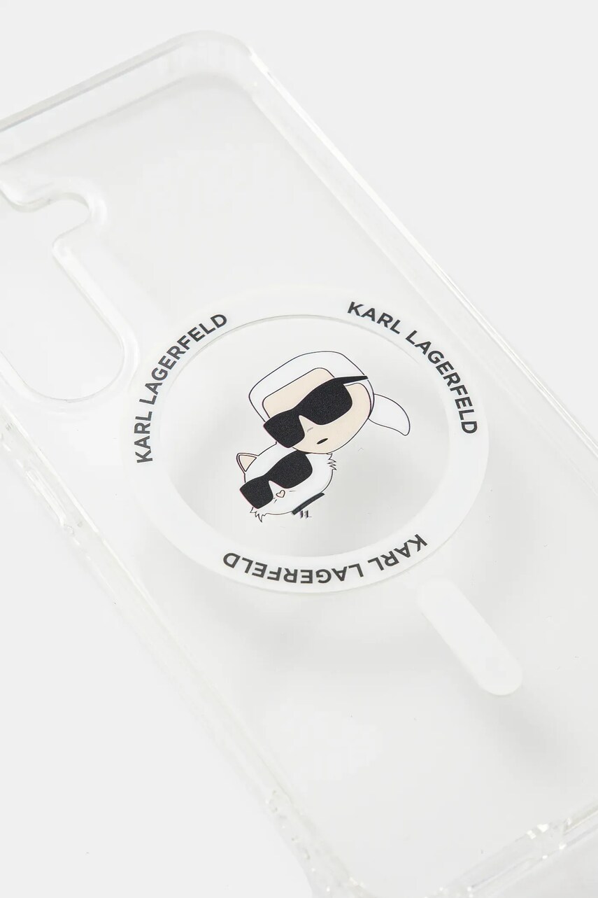 Чохол на телефон Karl Lagerfeld Samsung Galaxy S25 колір білий KLHMS25SHLSKCH