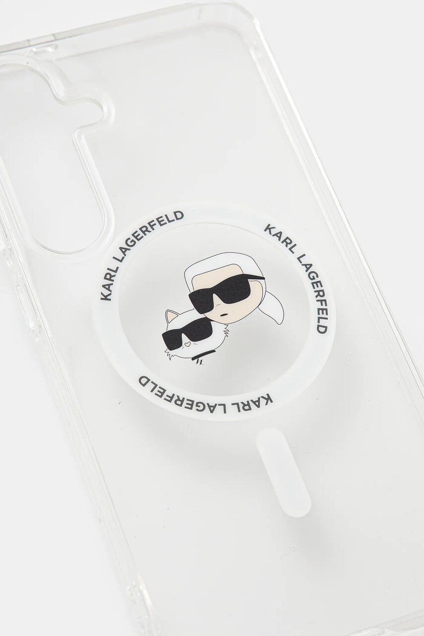 Чохол на телефон Karl Lagerfeld Samsung Galaxy S25+ колір білий KLHMS25MHLSKCH