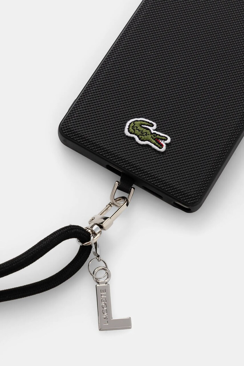 Чохол на телефон Lacoste Samsung Galaxy S25 Ultra колір чорний LCHMBCS25LPVCK