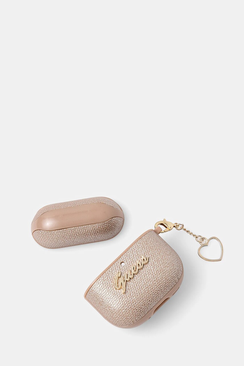 Чохол для airpod Guess AirPods 4 колір золотий GUA4PGMCSD