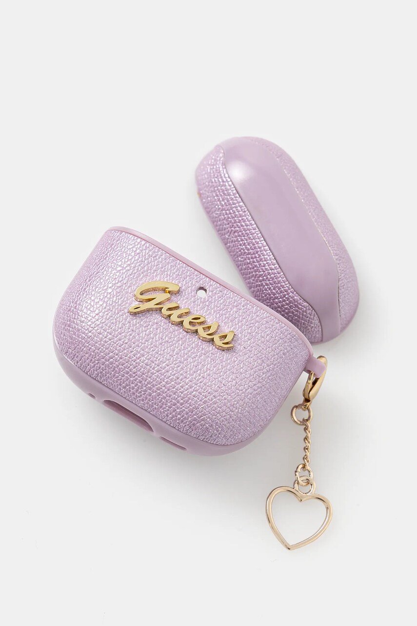 Чохол для airpods Guess 4 колір фіолетовий GUA4PGMCSU
