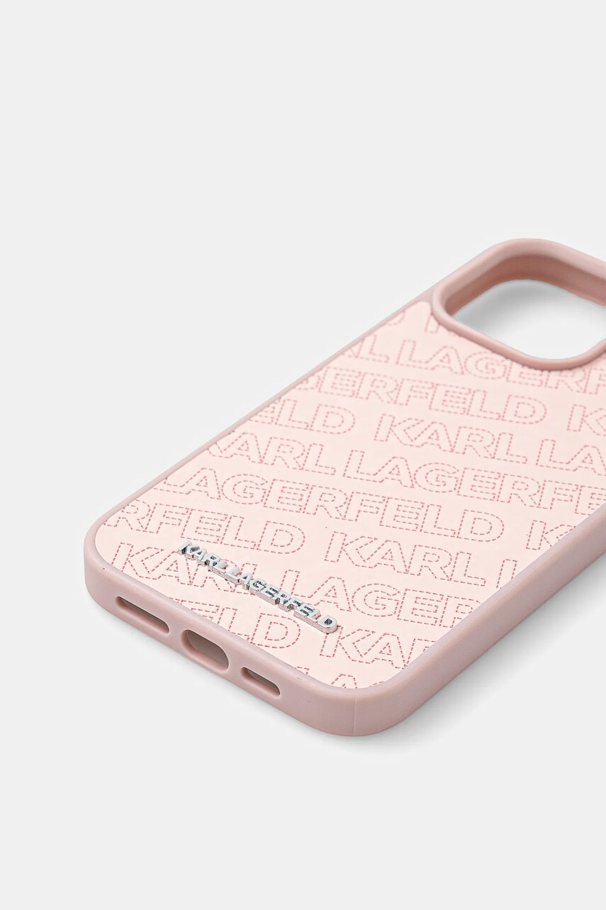 Чохол на телефон Karl Lagerfeld iPhone 15 Pro Max 6.7 колір рожевий KLHCP15XPQKPMP