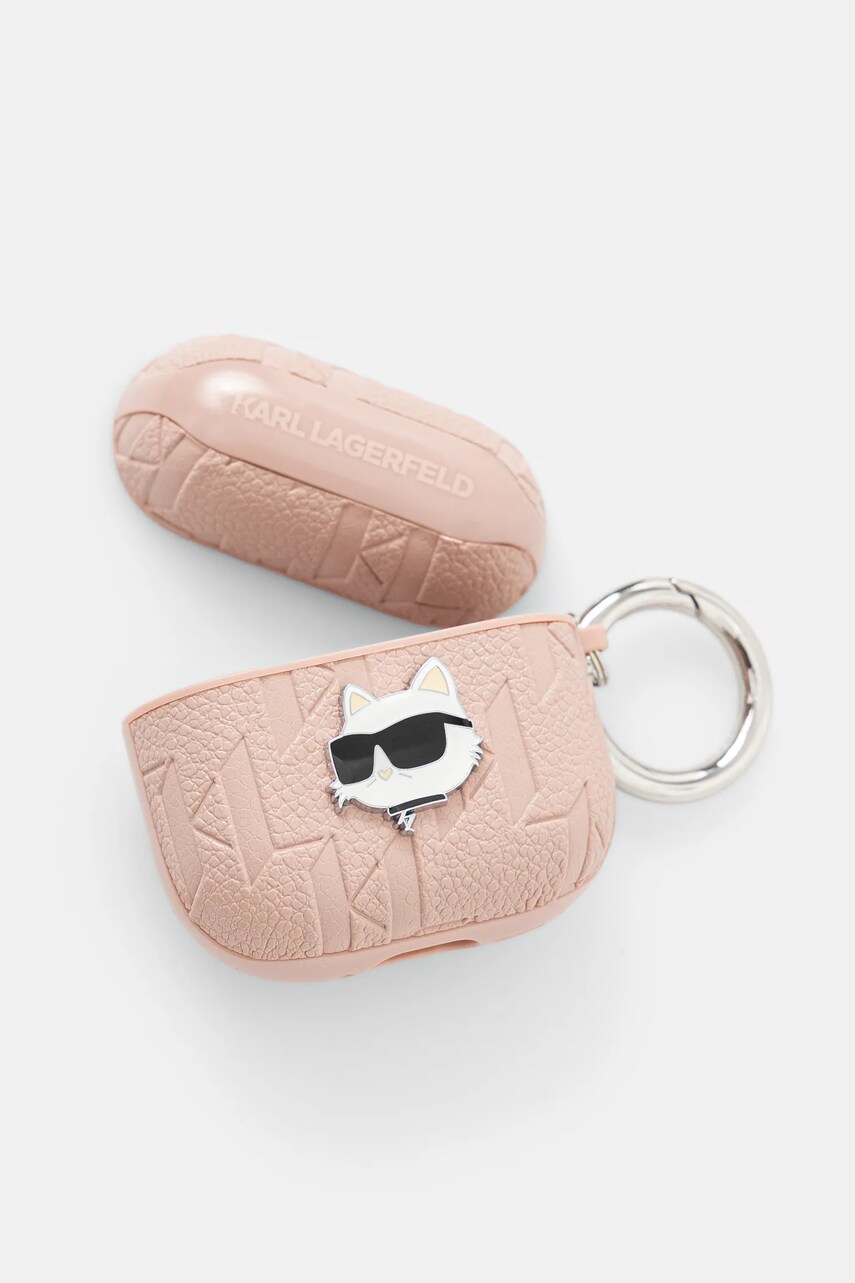 Чохол для airpods Karl Lagerfeld 4 колір рожевий KLA4PGCHPP