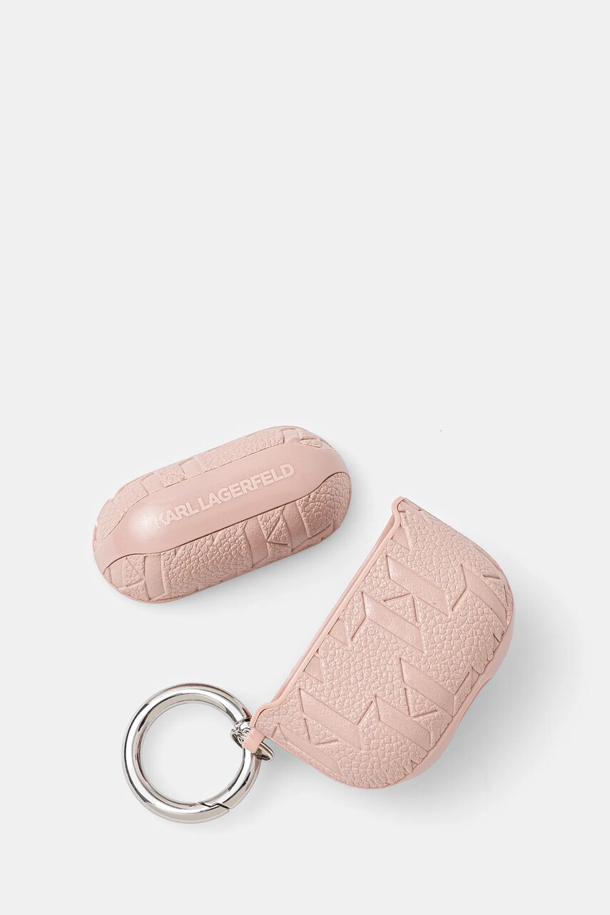 Чохол для airpods Karl Lagerfeld 4 колір рожевий KLA4PGKIPP