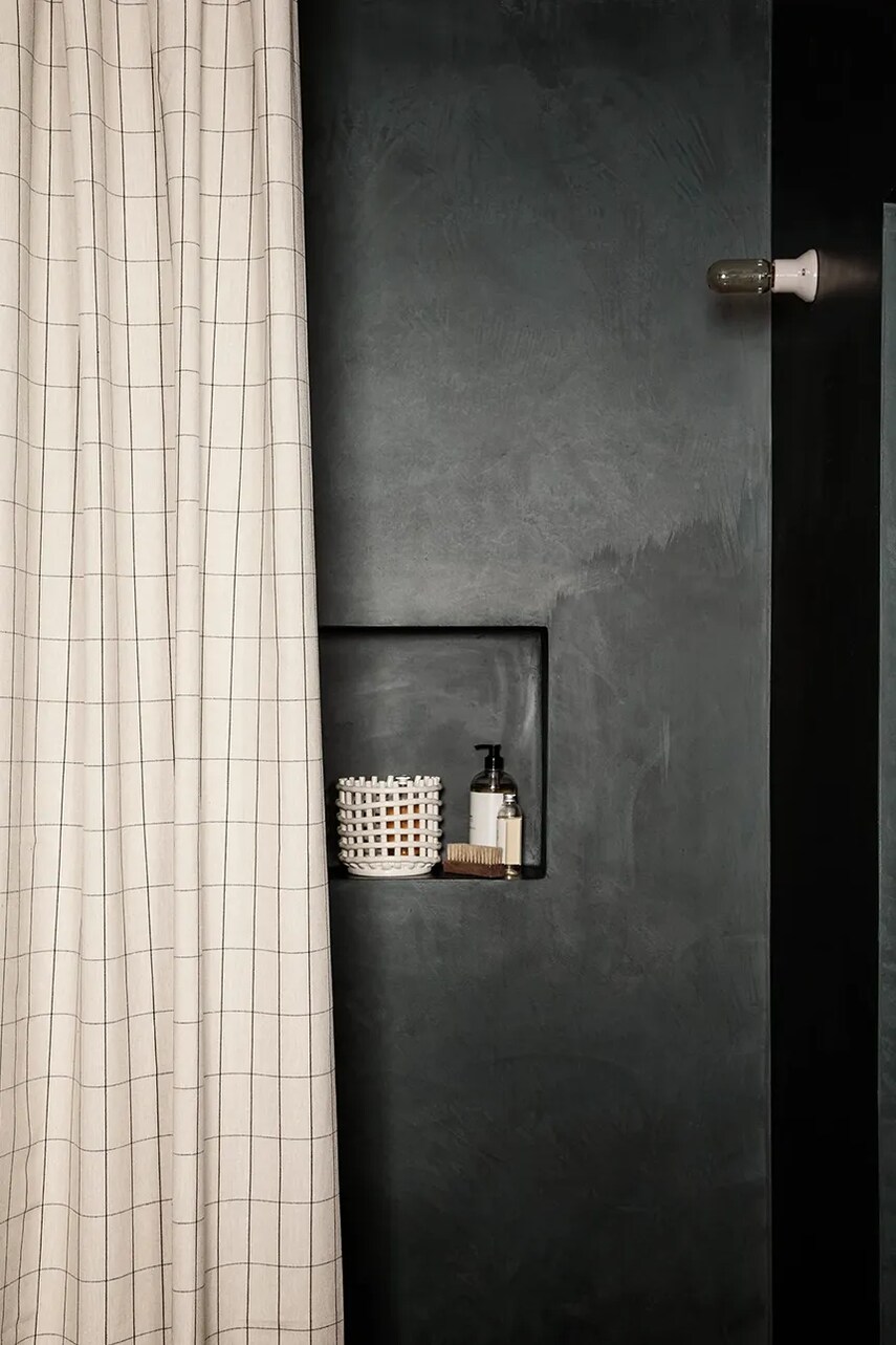 Шторка для душу ferm LIVING Chambray колір бежевий