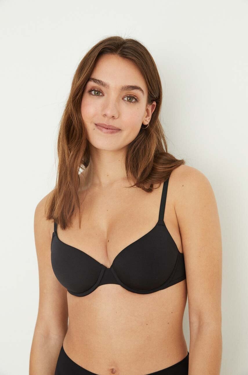 Бюстгальтер women'secret BEAUTIFUL колір чорний однотонний BEAUTIFUL.BLACK