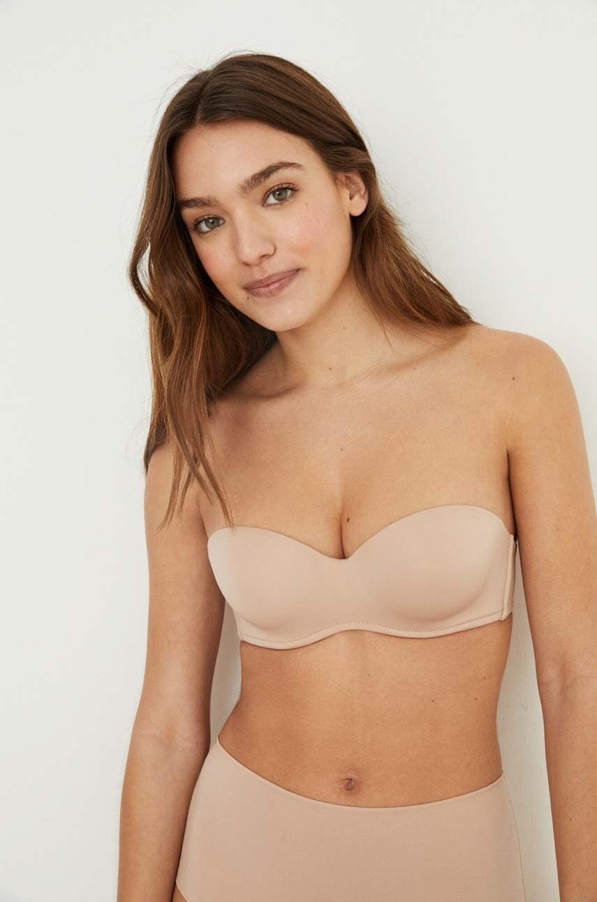 Бюстгальтер women'secret ELEGANT колір бежевий однотонний ELEGANT.SKIN