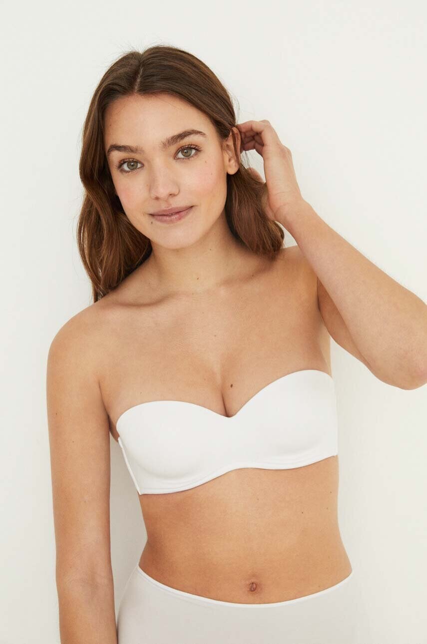 Бюстгальтер women'secret ELEGANT колір білий однотонний ELEGANT.WHITE