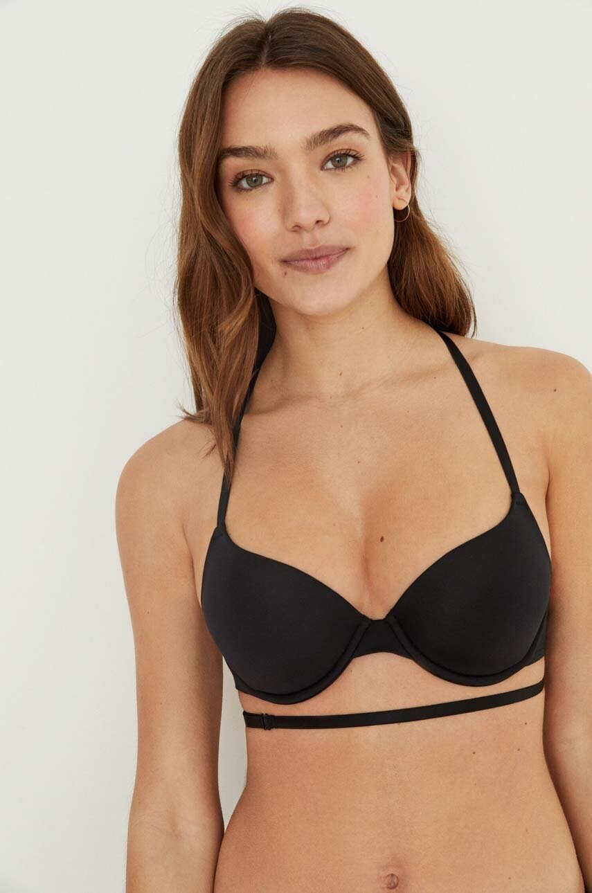 Бюстгальтер women'secret BEAUTIFUL VERSATILE колір чорний однотонний VERSATILE.BLACK